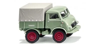 Wiking 036802 HO Gauge Unimog U 401- light green - Image 1 of 2