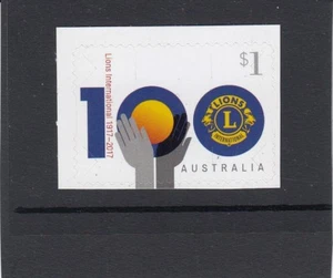 AUSTRALIA 2017 - LIONS International CENTENARY Single $1 P&S MNH from the Book - Picture 1 of 1