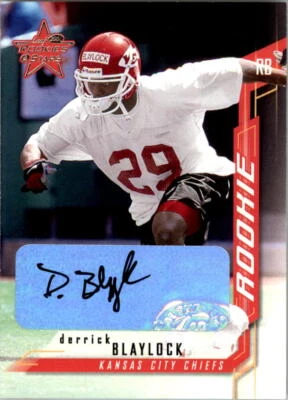 2001 Leaf Rookies and Stars Rookie Autographs #218 Derrick Blaylock Auto - Image 1 of 2