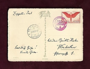 Zeppelin Post LZ 127 vuelo suizo 2.XI.29 St.Gallen correo aéreo Helvetia 75; 62114 - Imagen 1 de 2
