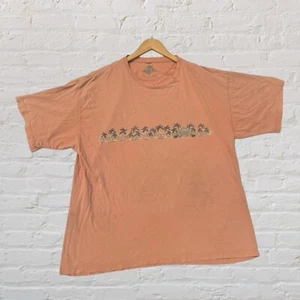 VTG Newport Blue Rancho Relaxo Shirt Adult XXL Orange Tropical Beach Palm Mens - Picture 1 of 8