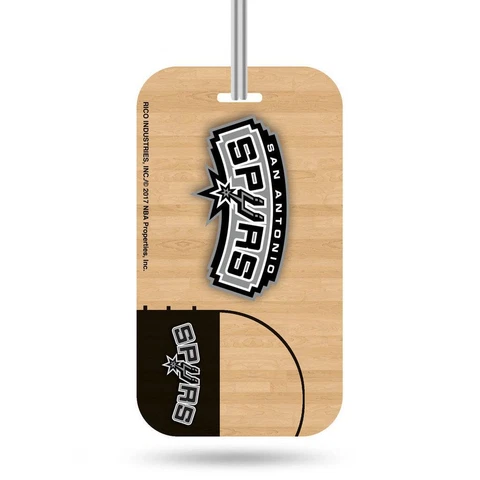 San Antonio Spurs Luggage ID Tag [NEW] NBA Travel Bag Duffel Plane Cover