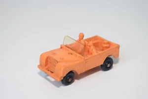 A48 1:43 TOMTE LAERDAL VINYL LAND ROVER PICK UP ORANGE EXCELLENT CONDITION 4 - Picture 1 of 7