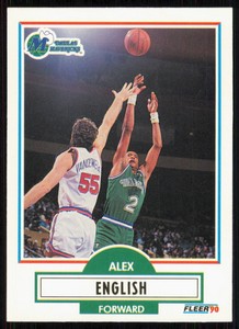 1990 Fleer #U-19 Alex English NM