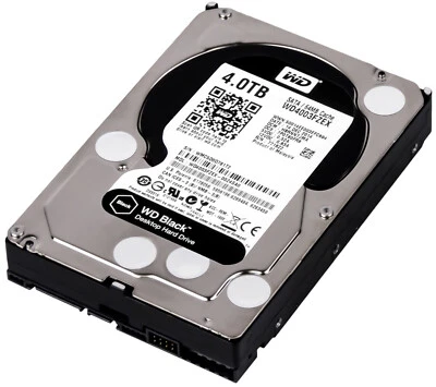 Disco Rigido WD Black 4TB SATA III 7.2K 64MB 3.5 " WD4003FZEX - Immagine 1 di 3