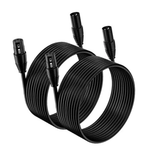 Cable De Microfono De 2 Paquetes Cable De Microfono 25FT Nuevo 2023 - Bild 1 von 7