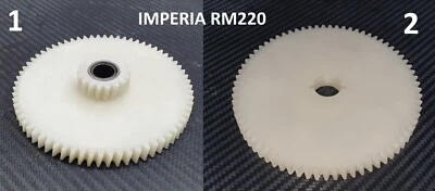 Coppia ingranaggi trasmissione per sfogliatrice elettrica Imperia RM220 R220 - Immagine 1 di 4