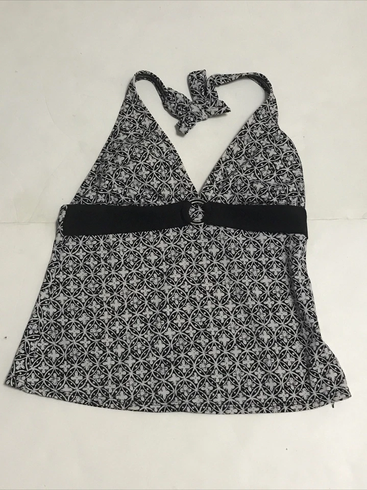 Traje de baño Sonoma talla 8 negro blanco corbata 2391 Foto 1 de 4