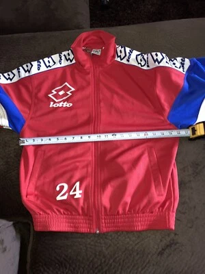 VTG Lotto 90s German Soccer SC Vohringen Soccer Club Jacket - Image 1 of 4