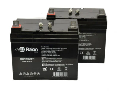Raion 12V 35Ah AAA Robo Chair Allonso 2000 Battery 2PK - Image 1 of 4