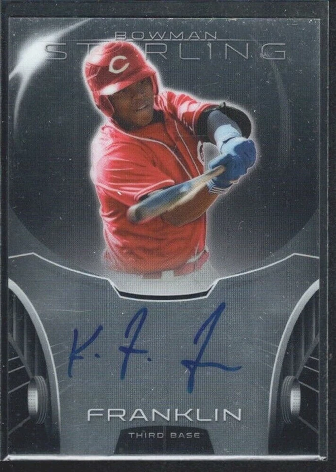 KEVIN FRANKLIN 2013 BOWMAN STERLING #BSAPKF AUTOGRAPH CINCINNATI REDS SP - Image 1 of 1