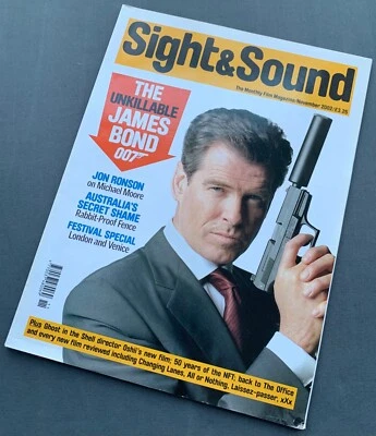 SIGHT & SOUND Magazine NOVEMBER 2002 Issue JAMES BOND Pierce Brosnan BFI - Image 1 of 4
