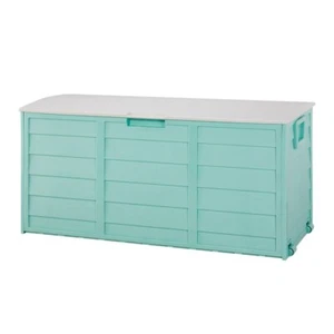 75gal 280L Outdoor Garden Plastic Storage Deck Box Chest Tools Cushions Toys Loc - Picture 1 of 10