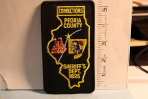 police patch  PEORIA COUNTY SHERIFF ILLINOIS CORRECTIONS - Picture 1 of 1