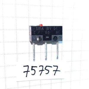 HUANO Black shell Red dot Long pin 7,8mm 10M Microswitch Mouse middle wheel - Picture 1 of 3