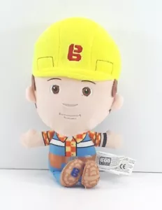 Bob The Builder Sega Big Heads Soft Toy Teddy 2017 Childrens Kids TV Show Retro - Picture 1 of 11