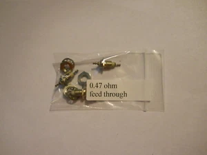 3er Pack 0,47 Ohm 2W Durchgangswiderstände mit Hardware New Old Stock Rarität - Bild 1 von 1
