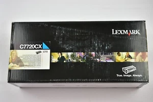 Lexmark Genuine C7720CX  Extra High Yield Cyan Toner Cartridge X772e/C772n... - Picture 1 of 5