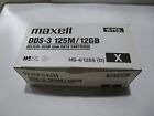 10PCS MAXELL DDS-3 125M/12GB HS4/125S (D) HELICAL SCAN 4MM DATA CARTRIDGE