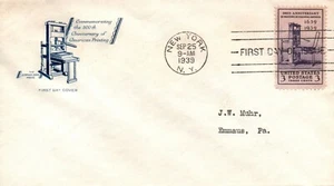 SC# 857 FDC - Farnam Cachet - Single - L32081 - Picture 1 of 2