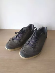 ECCO Golf Shoes Hydromax Mens Size 42 / US 8 Grey Lace Up Comfort - Picture 1 of 11