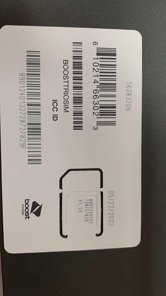 NEW EXPANDED NETWORK TN SIM Card for BOOST MOBILE - ALL iPHONES COMPATIBLE  - Image 1 of 1