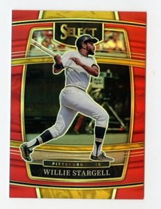 E093 WILLIE STARGELL 2022 SELECT RED PRIZM REFRACTOR 12/199 #76 PIRATES RARE SP