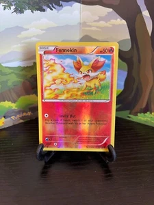 Fennekin 11/124 - Fates Collide - Common - Reverse Holo - Pokemon Card - LP/MP - Picture 1 of 3