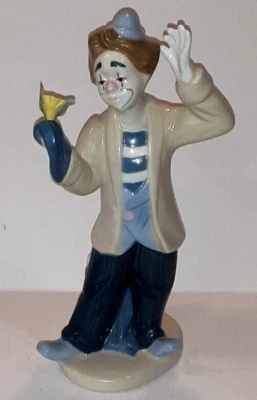 1993 PS PAUL SEBASTIAN Clown Magician w/ Flower Fine Porcelain 8.5" Figurine - Image 1 of 4