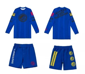 Shoyoroll Batch #127 King Road Training Rash Guard LS No Gi Bjj Shorts Jiu Jitsu - Picture 1 of 7