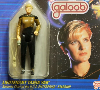 Figura de acción teniente Tasha Yar Galoob 88 TNG Star Trek próxima generación MONMC Foto 1 de 4