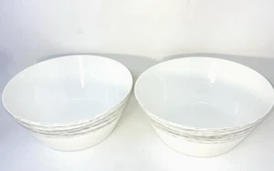 Caja y barril descontinuado ITO porcelana GRANDES 9" X 4" ¡Juego de dos tazones de sopa! - Imagen 1 de 7