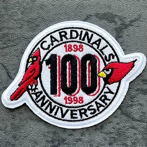 Vintage NFL Arizona Cardinals 100th Years Anniversary Iron on Patch 4.25" x 3" - Picture 1 of 3