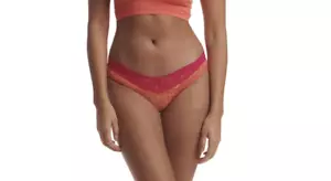 No Boundaries Women's Lace Hipster Panties Size X-SMALL Magenta & Orange - Picture 1 of 1