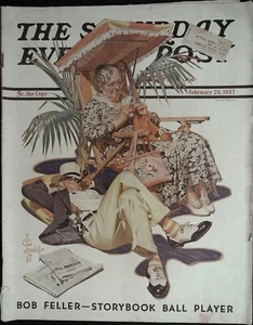 The Saturday Evening Post February 20, 1937 J.C. Leyendecker, P.G. Wodehouse - Foto 1 di 1