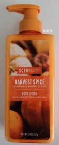 Profumo Happy Harvest Spice zucca e chiodi di garofano lozione corpo 13 oz burro di karitè aloe NUOVO - Foto 1 di 2