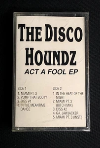 THE DISCO HOUNDZ "Act a Fool EP" RARE SEALED CASSETTE TAPE Random Rap BASS 1992 - Picture 1 of 4