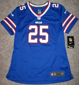 LeSean McCoy Buffalo Bills Women's Medium Blue Nike Game Jersey - Picture 1 of 4