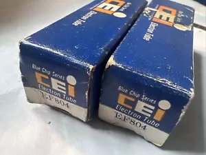 Paar EF804 CEI Telefunken Neu im Karton geräuscharmes Mikrofon feine Form ähnlich EF86 6267 - Bild 1 von 5