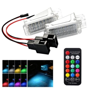 2x passend für AUDI A1 A3 A4 A5 A6 A7 Q3 Q5 Q7 Fußraumbeleuchtung LED Module RGB - Imagen 1 de 14