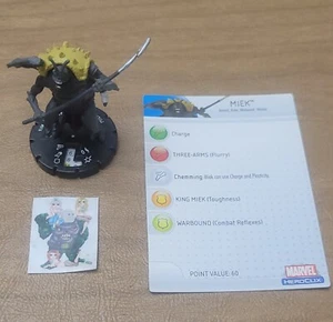 =HeroClix Marvel MUTATIONS AND MONSTERS Miek 016 with card = - Picture 1 of 1