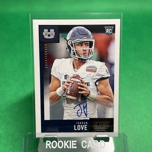 2020 Score Rookies Signatures Jordan Love #361 Rookie Auto RC
