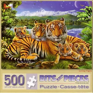 Pezzi e pezzi - Puzzle 500 pezzi Tigri amorevoli - Adrian - Foto 1 di 1