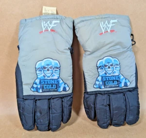 Vintage 1999 STONE COLD Steve Austin Gloves WWE WWF - Picture 1 of 14