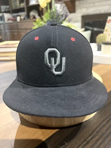 University of Oklahoma Sooners Baseball Cap by Nike - Black, Adjustable Strap - Picture 1 of 12