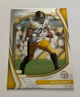 Najee Harris 2021 Panini Absolute Rookie Card RC #111 Pittsburgh Steelers - Image 1 of 2