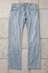 Pantalones de mezclilla Levi's 514 clásicos ajustados rectos gris claro para hombre W32 L31 - Imagen 1 de 8