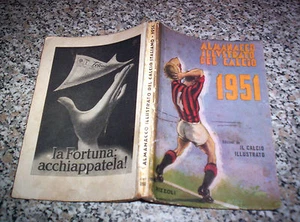 ALMANACCO ILLUSTRATO DEL CALCIO 1951 RIZZOLI NO CARCANO-PANINI-ALBUM CALCIATORI - Picture 1 of 1