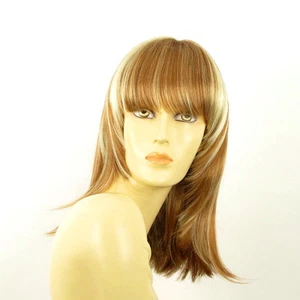 Perruque femme mi-longue blond foncé méché blond clair BABETTE F27613 - Imagen 1 de 8