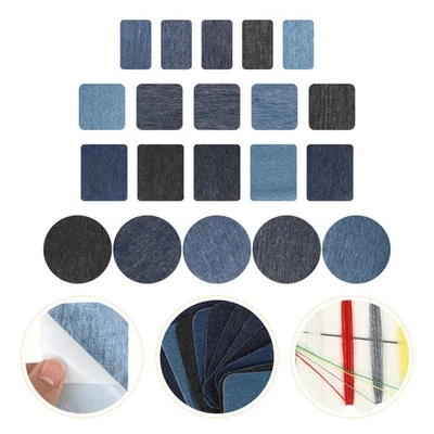  18 stücke leopard spot eisen auf patches ellenbogen patch drucken ellenbogen - Bild 1 von 4